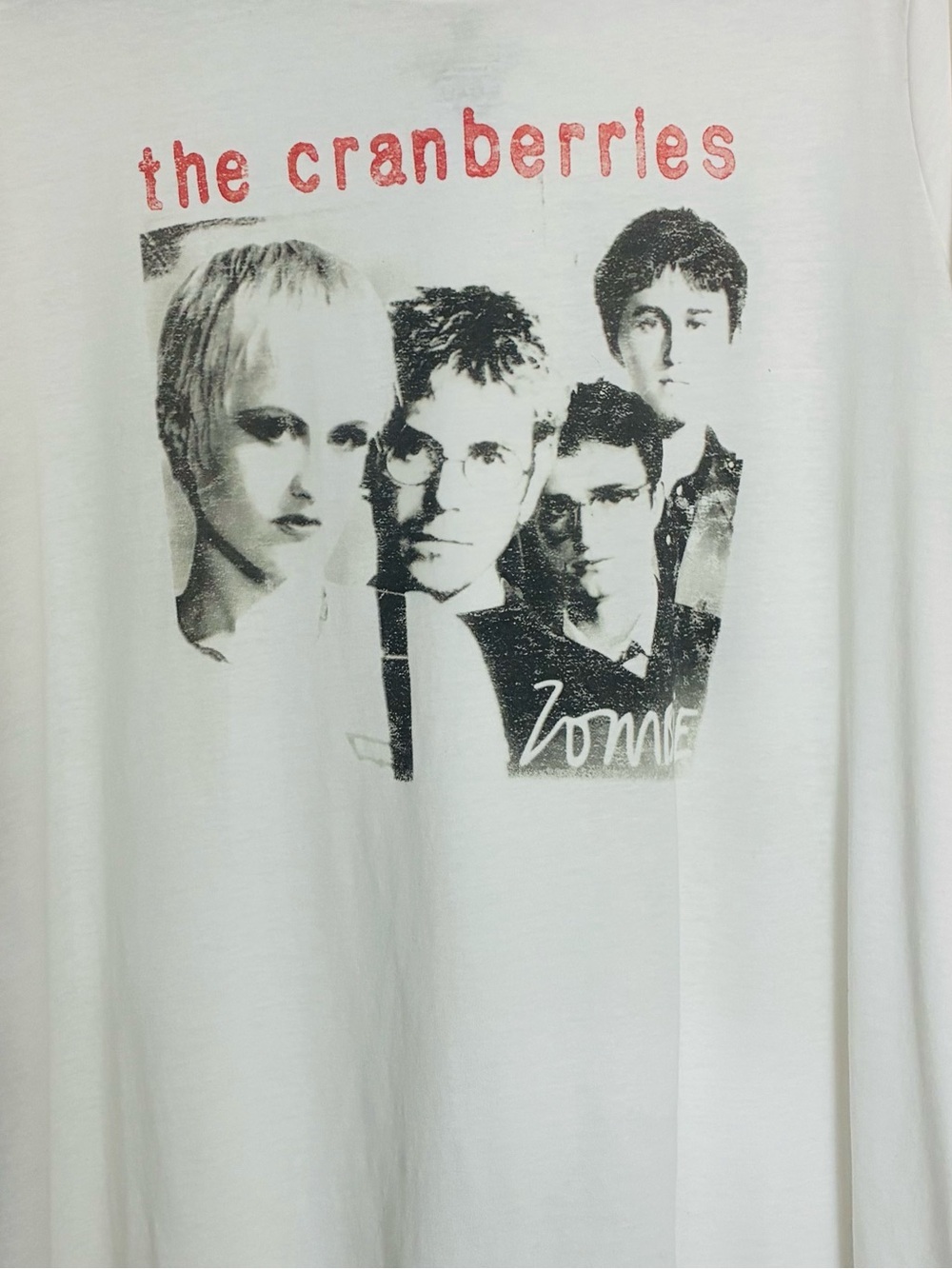 NWOT Torrid The Cranberries Vintage-Style White Band Graphic Tee โZombieโ 2X - Picture 5 of 7